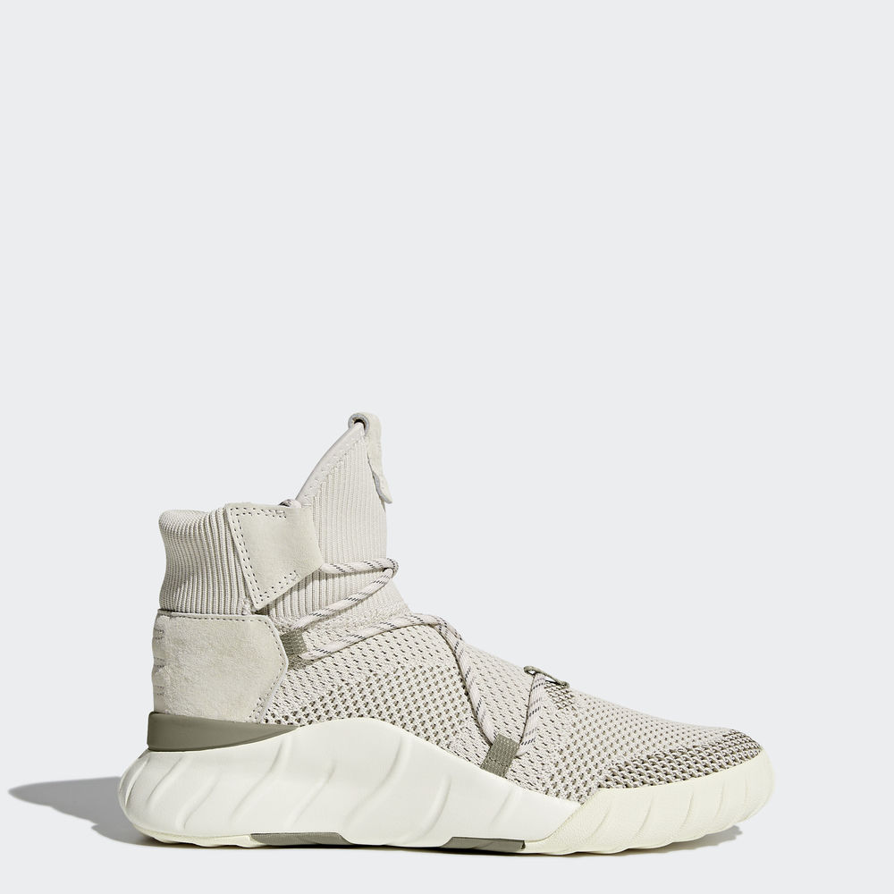 Adidas Tubular X 2.0 Primeknit - Originals γυναικεια - Μπεζ/Γκρι/Γκρι/Ασπρα,Μέγεθος: EU 36 – 54 2/3